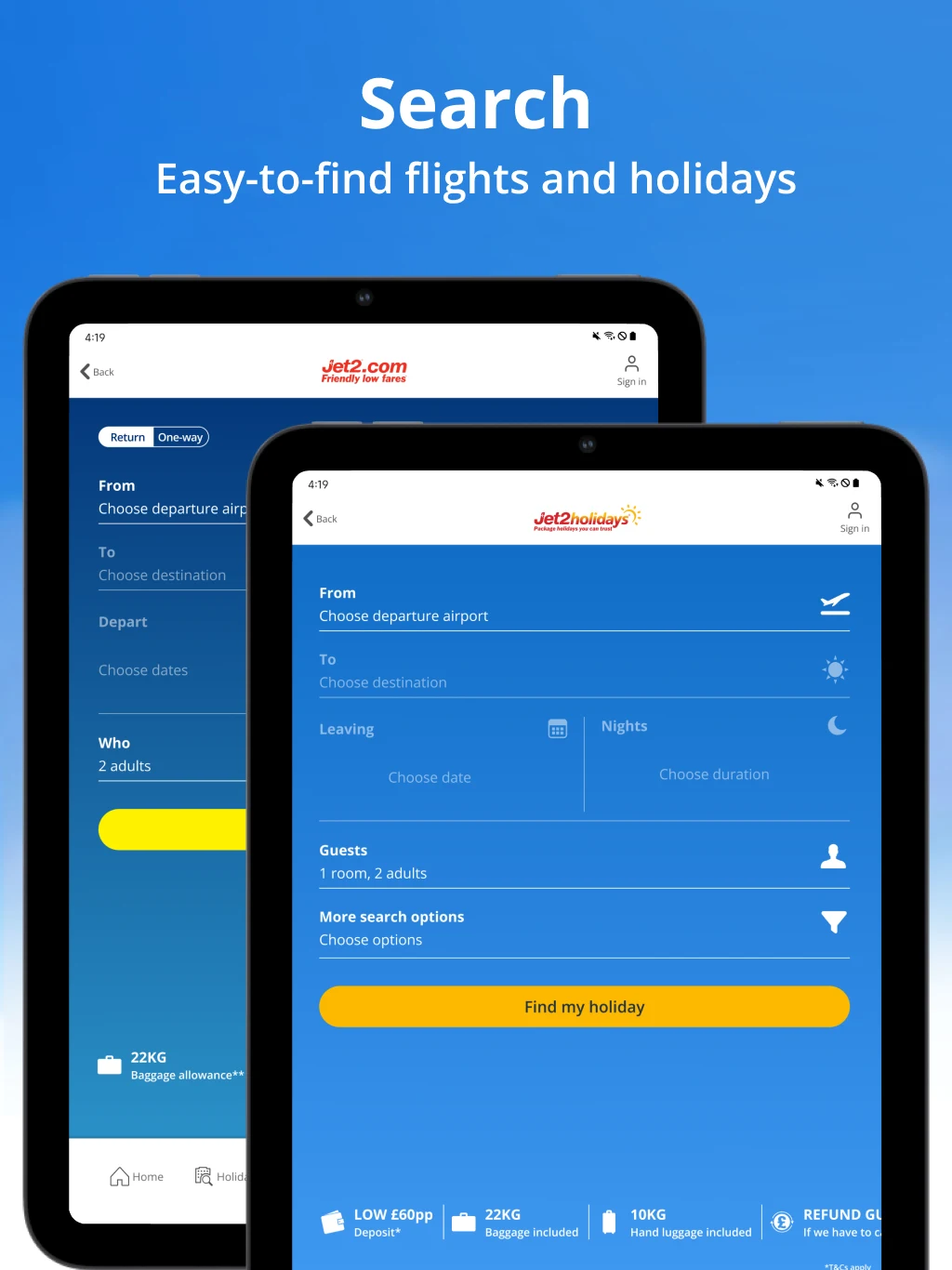 Jet2 - Holidays & Flights screenshot